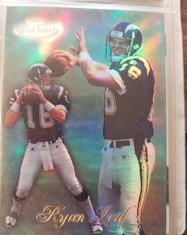 1998 Topps Gold Label #95 Ryan Leaf — front