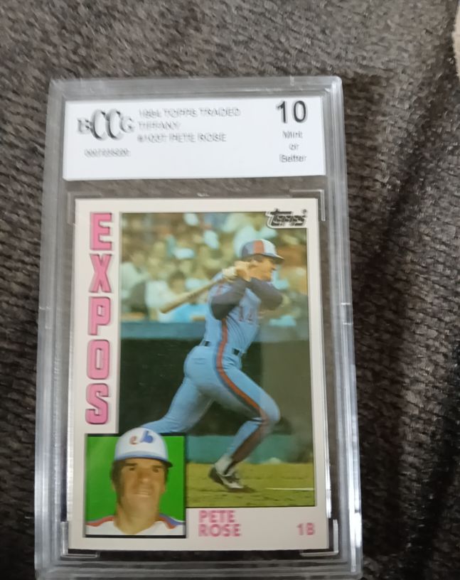 1984 Topps Traded #103T Pete Rose — front