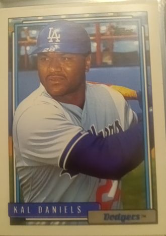 1992 Topps #767 Kal Daniels — front