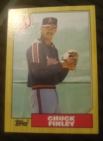1987 Topps #446 Chuck Finley — front