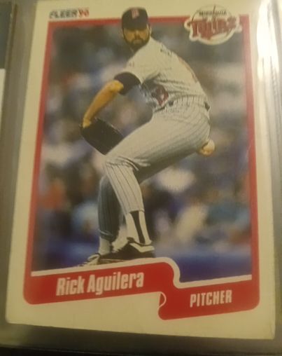 1990 Fleer #365 Rick Aguilera — front