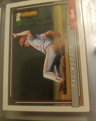 1992 Topps #773 Hal Morris — front
