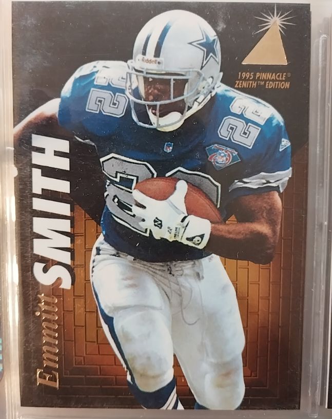 1995 Pinnacle Zenith #Z1 Emmitt Smith — front