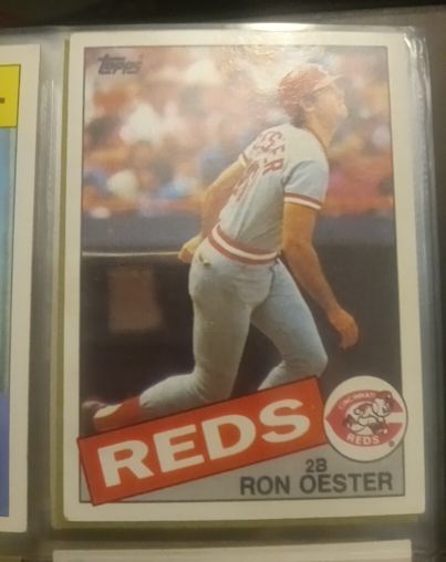 1985 Topps #314 Ron Oester — front