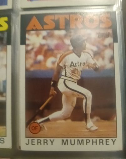 1986 Topps #282 Jerry Mumphrey — front