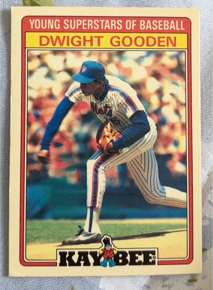 1986 Topps Kay-Bee Young Superstars of Baseball #15 Dwight Gooden — front