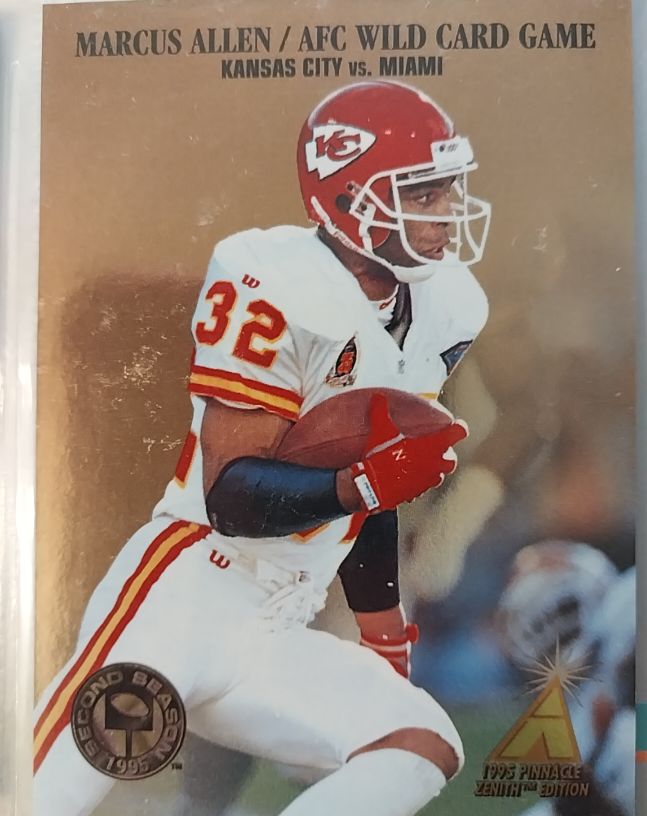 1995 Pinnacle Zenith #SS3 Marcus Allen — front