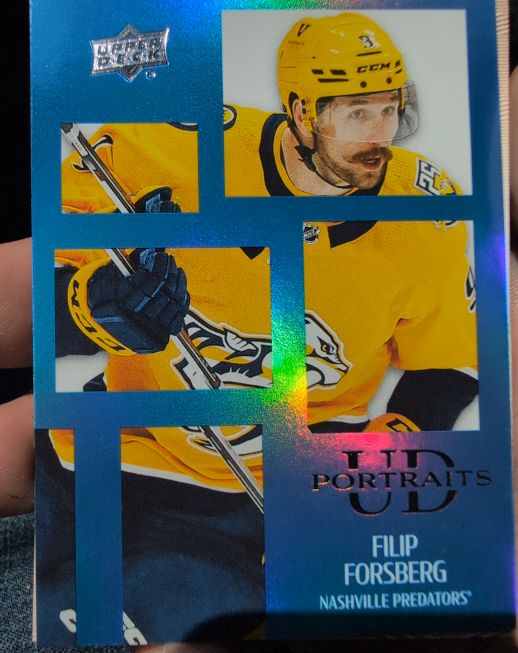 2024-25 Upper Deck UD Portraits #P-13 Filip Forsberg — front