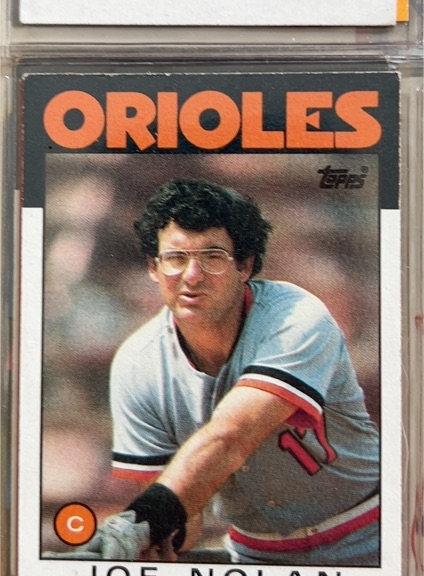 1986 Topps #781 Joe Nolan — front