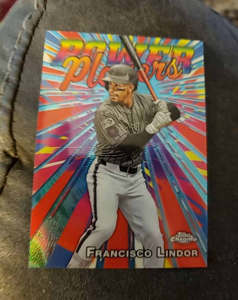 2025 Topps Chrome #PP-9 Francisco Lindor Power Players — front