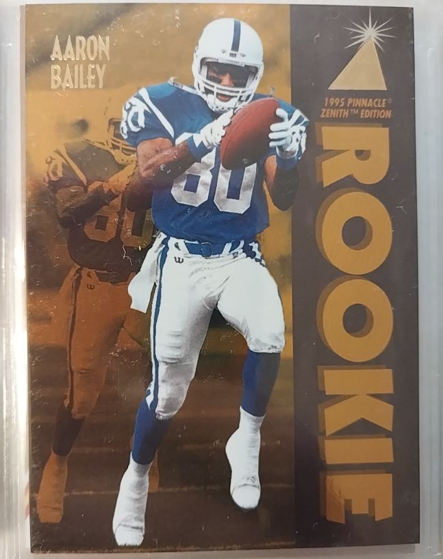 1995 Pinnacle Zenith #Z124 Aaron Bailey Rookie — front