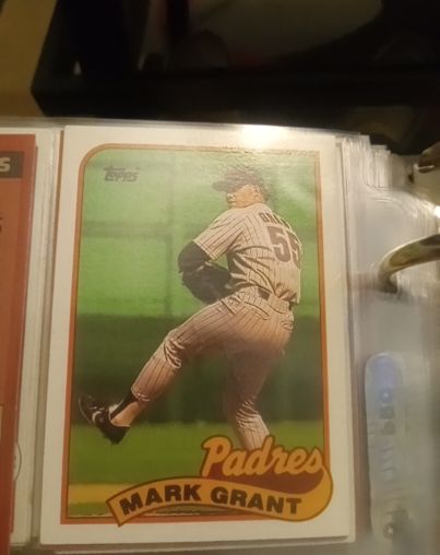 1989 Topps #530 Mark Grant — front