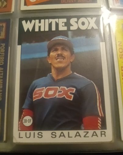 1986 Topps #103 Luis Salazar — front
