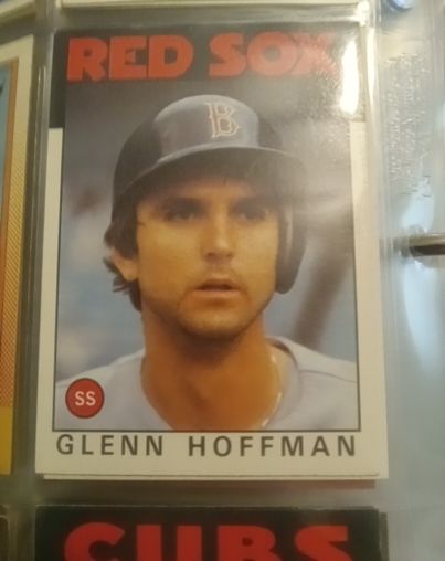 1986 Topps #38 Glenn Hoffman — front