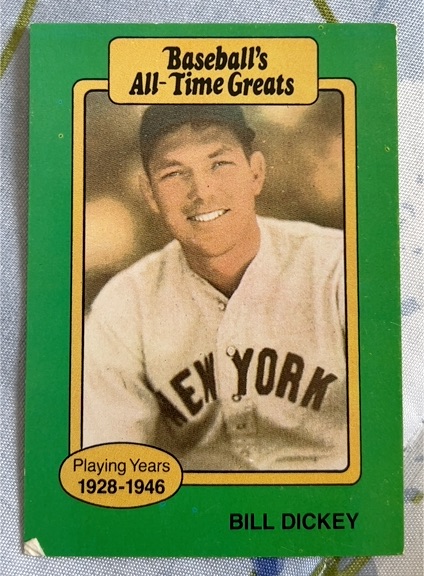 1987 Hygrade All-Time Greats #NNO Bill Dickey — front