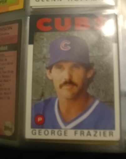 1986 Topps #431 George Frazier — front