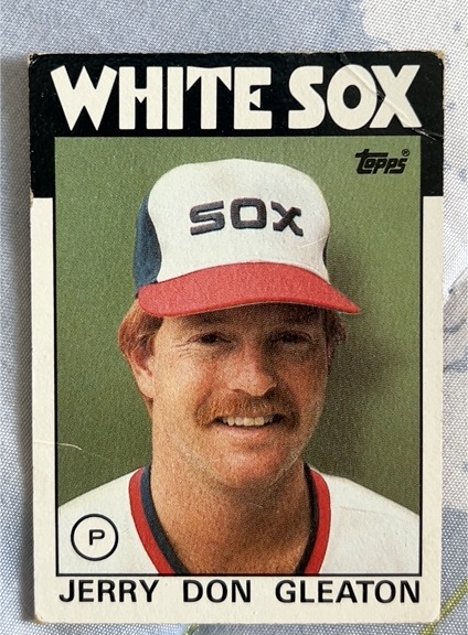 1986 Topps #447 Jerry Don Gleaton — front