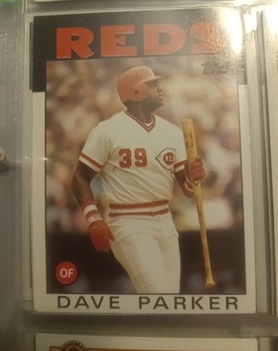 1986 Topps #595 Dave Parker — front
