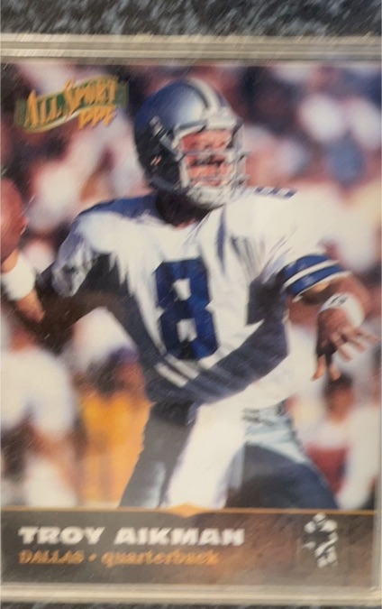 1990 Pro Set #78 Troy Aikman — front