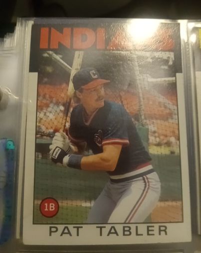 1986 Topps #149 Pat Tabler — front