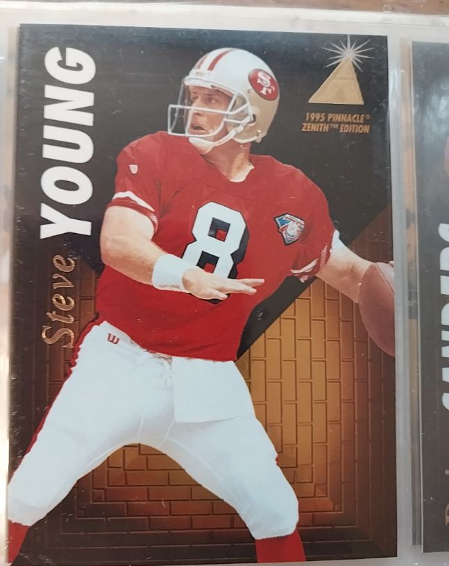 1995 Pinnacle Zenith #Z94 Steve Young — front