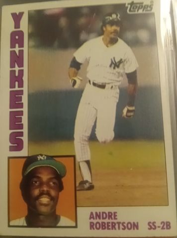 1984 Topps #592 Andre Robertson — front