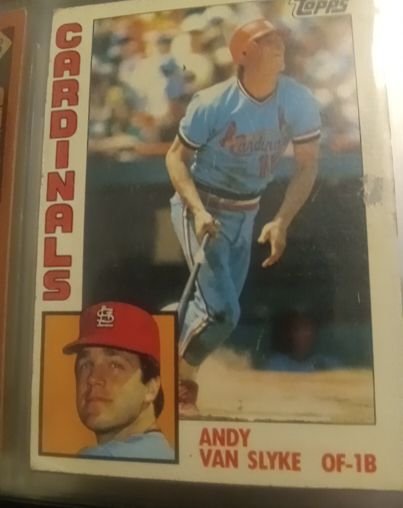 1984 Topps #206 Andy Van Slyke — front