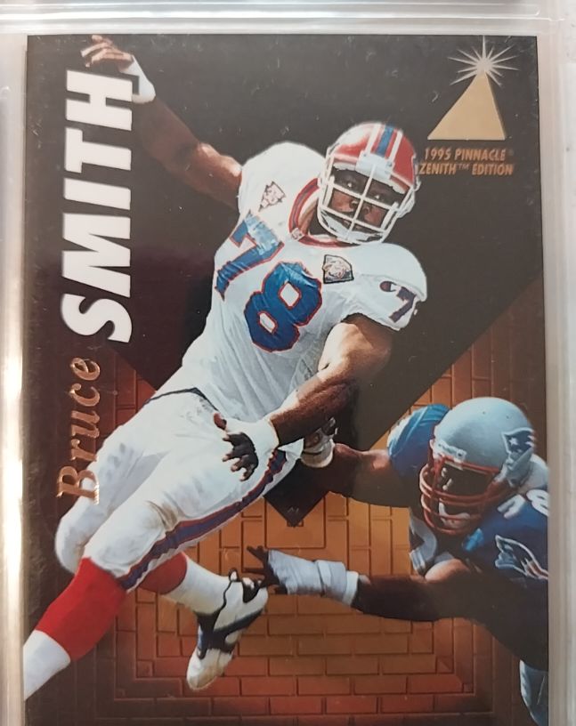1995 Pinnacle Zenith #Z90 Bruce Smith — front