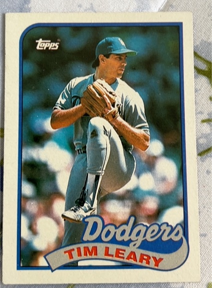 1989 Topps #249 Tim Leary — front