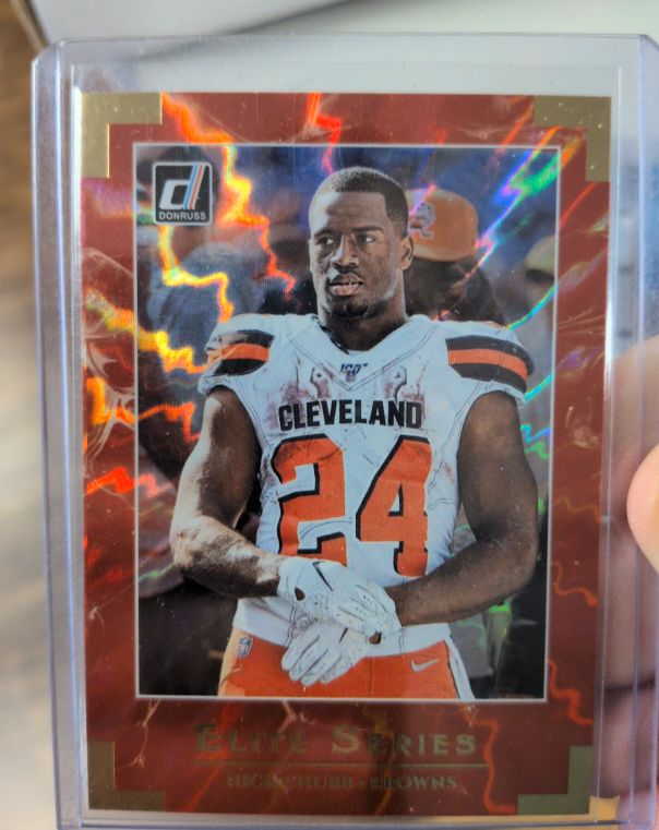 2020 Donruss Elite Series #ES-NC Nick Chubb — front