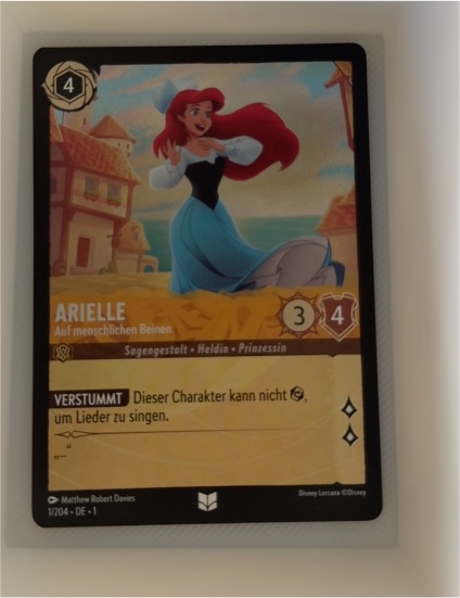 2023 Disney Lorcana The First Chapter #1/204 Arielle On Human Legs — front