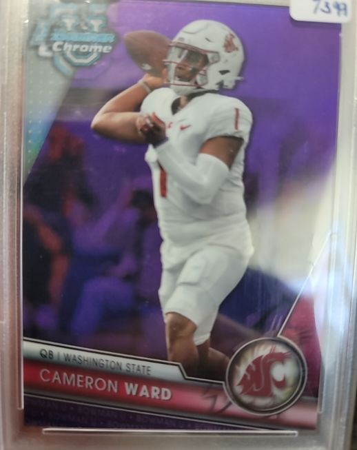 2023 Bowman University Chrome #145 Cameron Ward — front