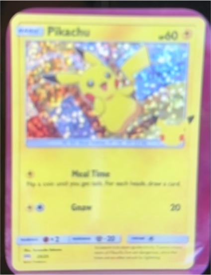 2021 McDonald's Pokémon 25th Anniversary #25 Pikachu — front