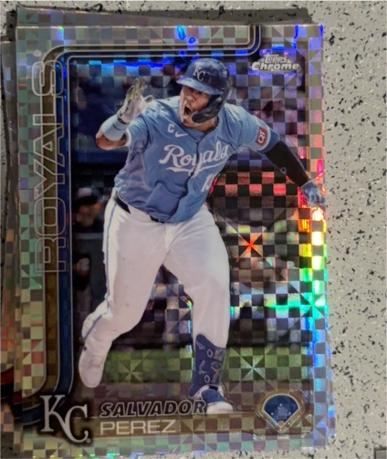 2025 Topps Chrome #114 Salvador Perez — front
