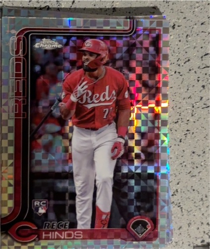 2025 Topps Chrome #253 Rece Hinds — front