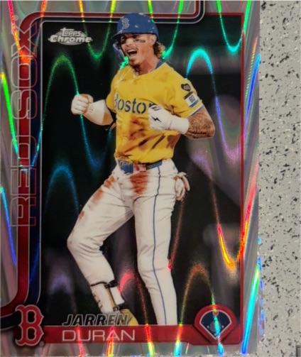 2025 Topps Chrome #79 Jarren Duran — front