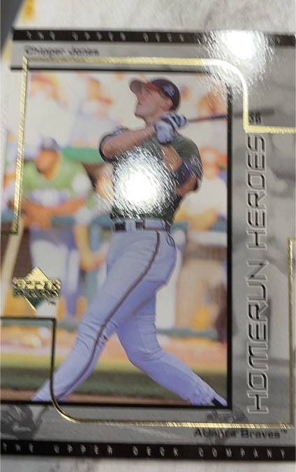 1999 Upper Deck Choice Homerun Heroes #H6 Chipper Jones — front