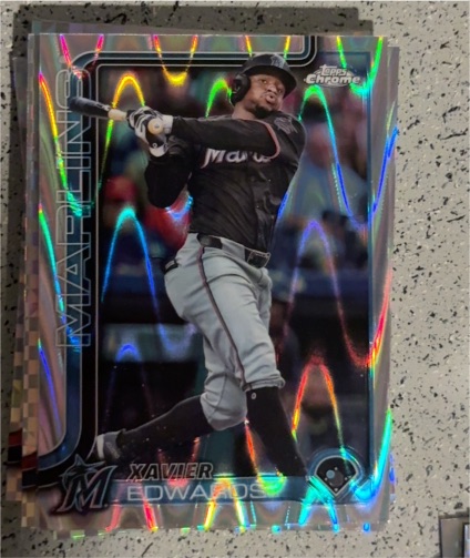 2025 Topps Chrome #115 Xavier Edwards — front