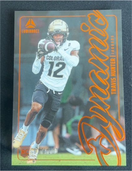 2025 Panini Luminance #1 Travis Hunter — front