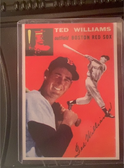 1954 Topps #1 Ted Williams — front