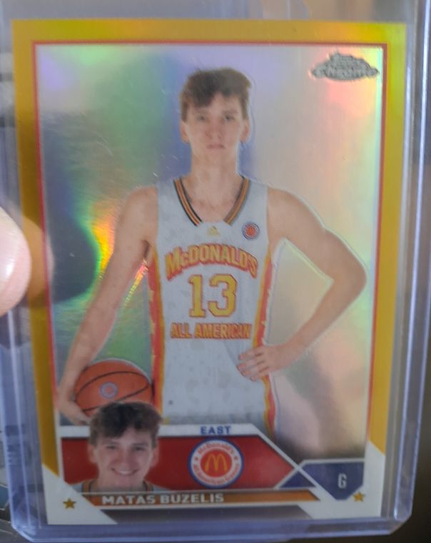 2023 Topps Chrome McDonald's All American #51 Matas Buzelis — front