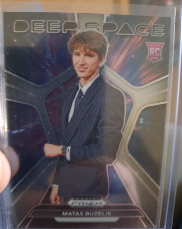 2024 Panini Prizm Draft Picks #7 Matas Buzelis Deep Space — front