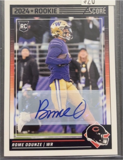 2024 Score #309 Rome Odunze — front