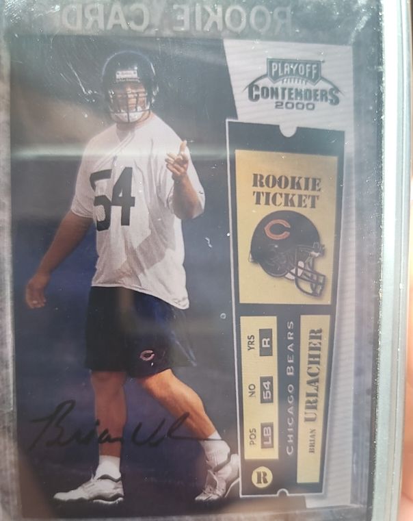2000 Playoff Contenders #103 Brian Urlacher Rookie Ticket — front