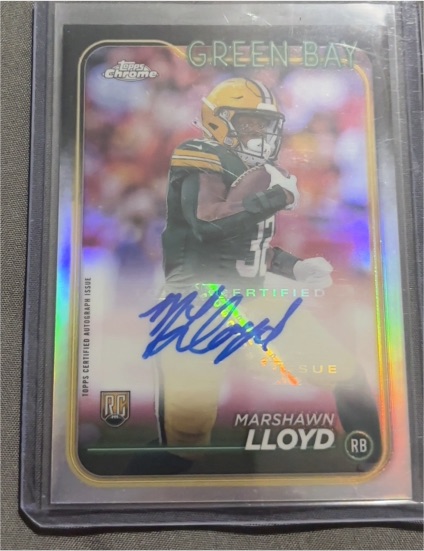 2024 Topps Chrome Football #RA-MLL Marshawn Lloyd — front
