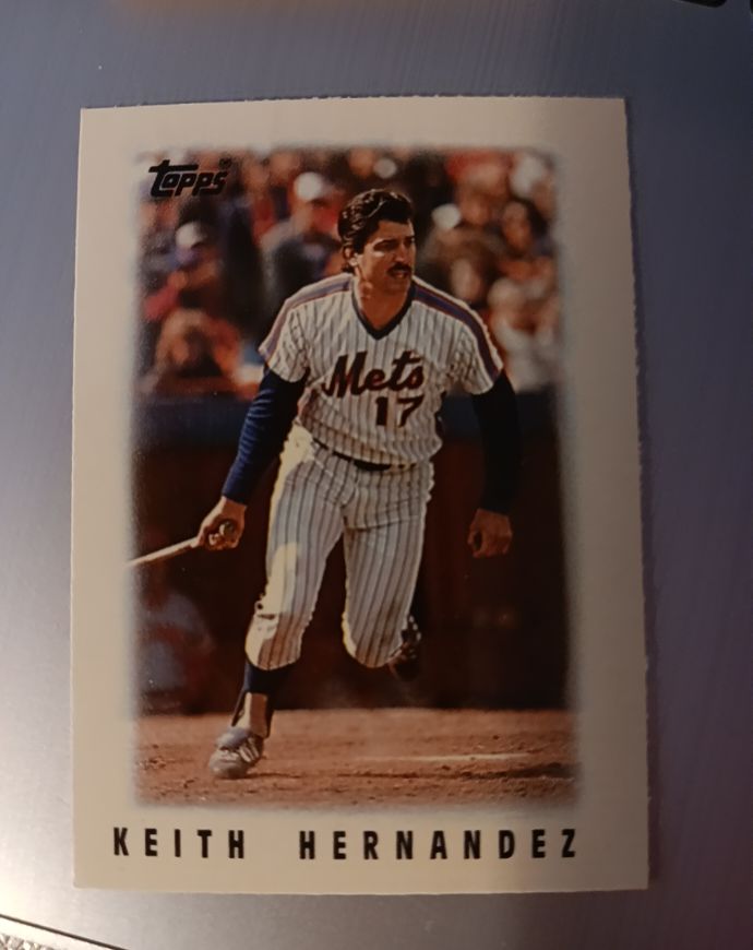 1986 Topps Mini Leaders #53 Keith Hernandez — front
