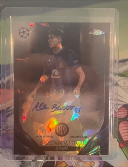 2023-24 Topps Chrome UEFA #CA-AB Alessandro Bastoni — front