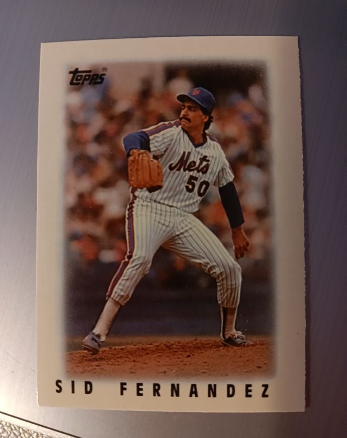 1986 Topps #50 Sid Fernandez — front