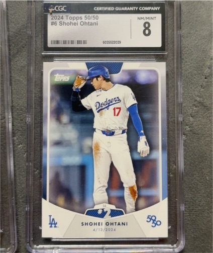 2024 Topps 50/50 #6 Shohei Ohtani — front