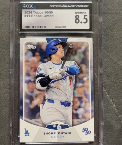 2024 Topps 50/50 #11 Shohei Ohtani — front